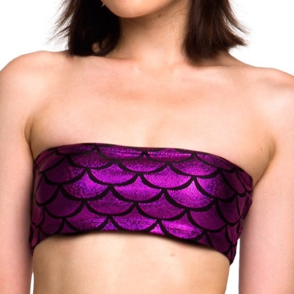 Living Dead Clothing Mermaid Boob Tube Bandeau Top